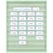 Teacher Created Resources Mint Painted Wood Design 10 Pocket Chart, 34in x 44in 20329 - alternate 2